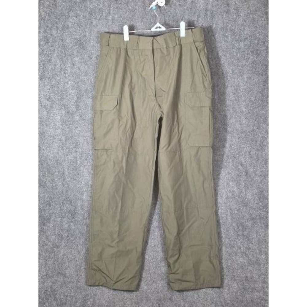 Propper Womens 14 Tactical Cargo Pants Olive Green Ripstop Elastic Waist Utility